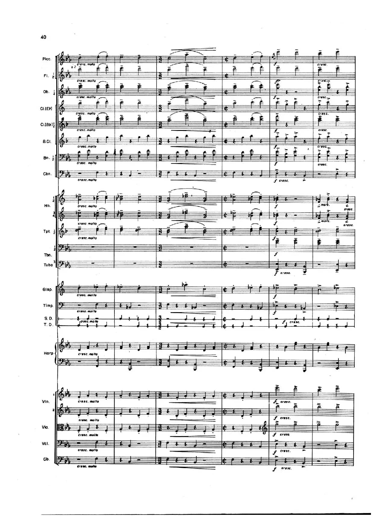 OVERTURE TO CANDIDE（《坎迪德》序曲）（交响乐总谱）