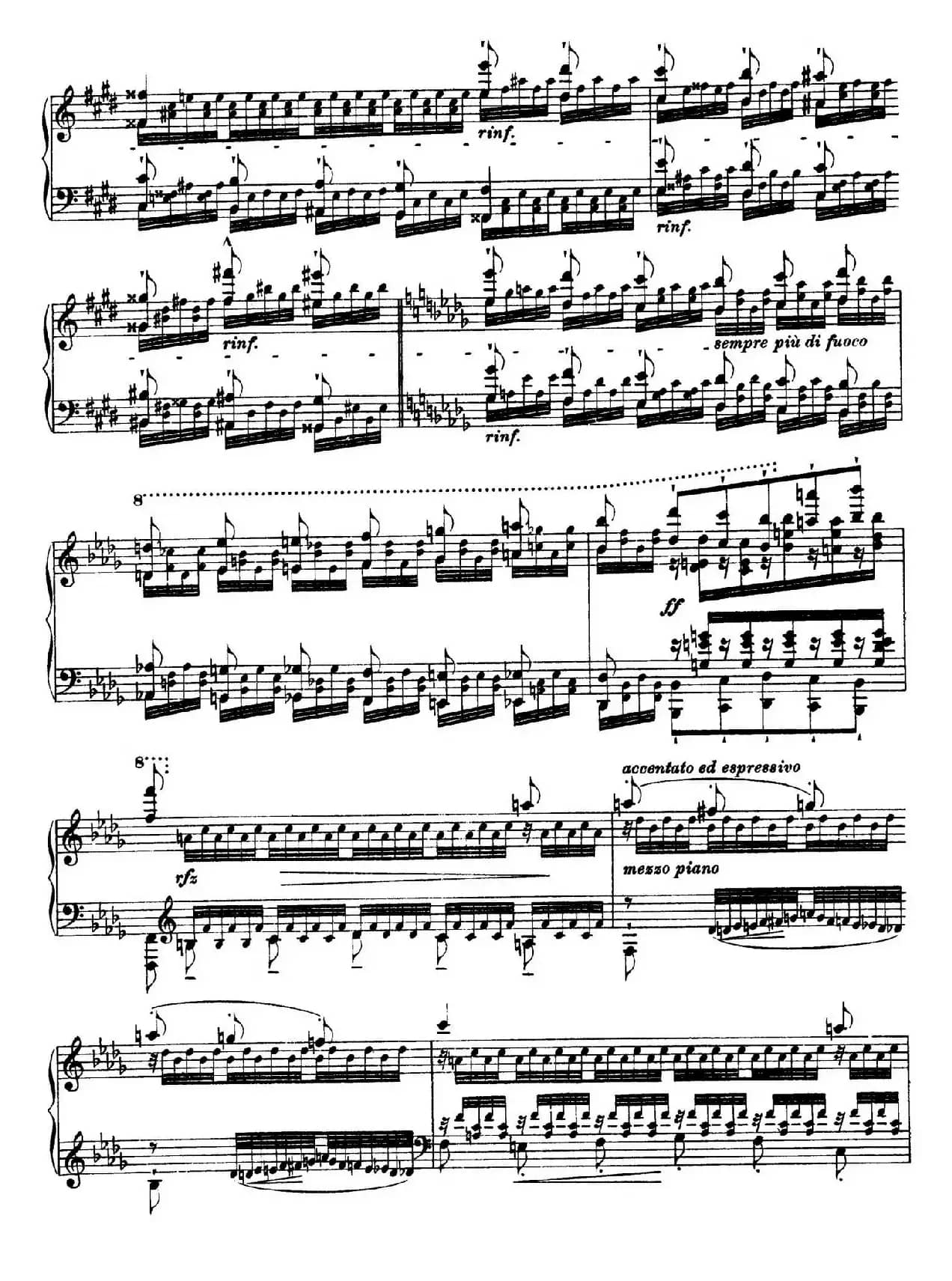 12 Etudes d'execution Transcendante S.139(12首超技练习曲·12)