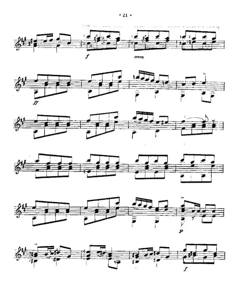 土耳其进行曲（西班牙吉他古典式独奏）