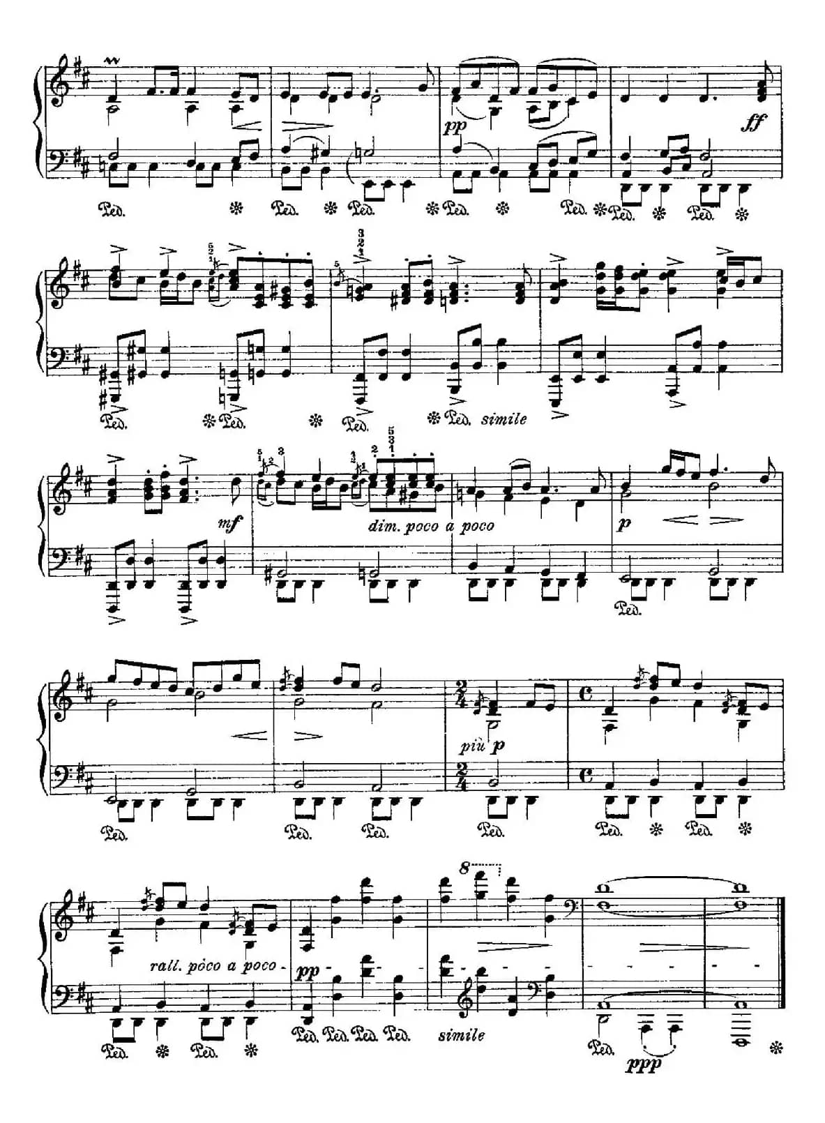斯拉特舞曲（Slatter Op.72）（Ⅲ）