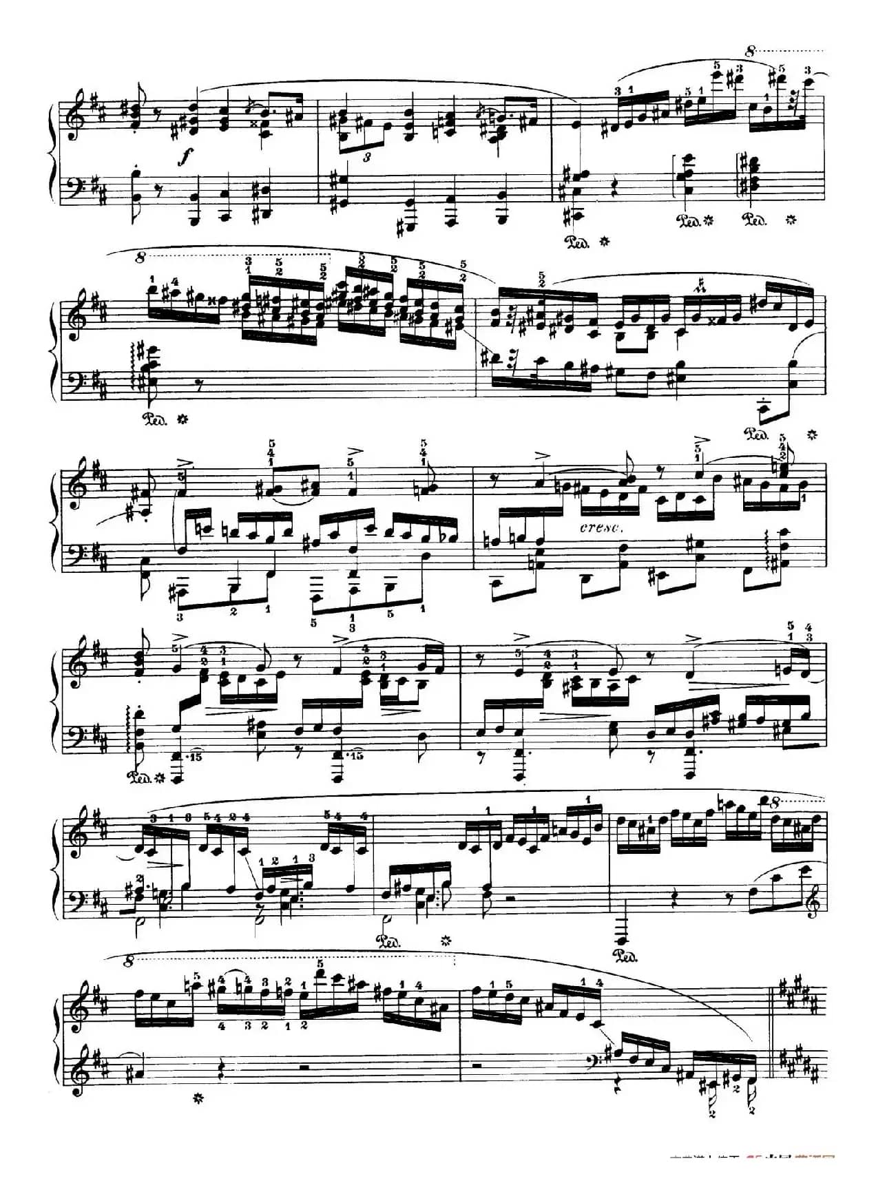 Piano Sonata No.3 in b Minor Op.58(b小调第三钢琴奏鸣曲·第一乐章)
