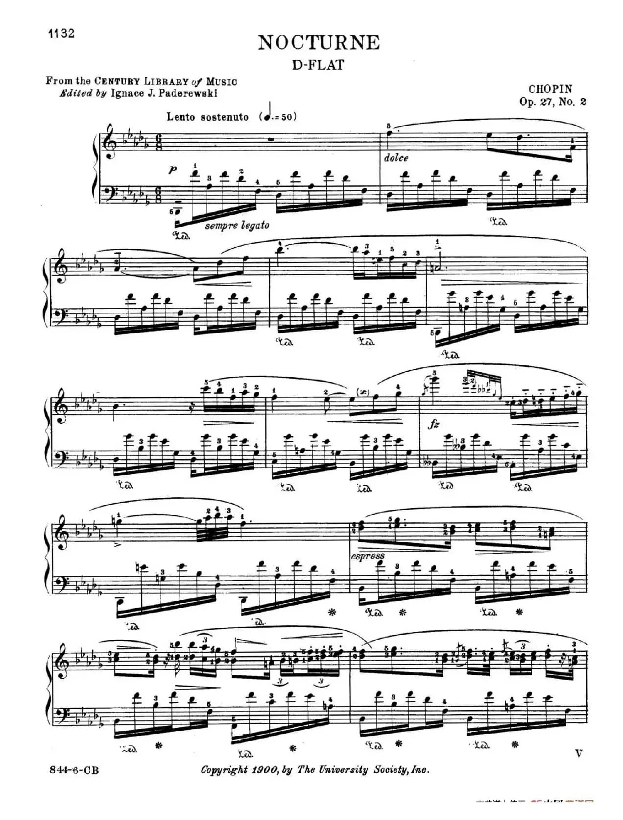 Deux Nocturnes Op.27（2首夜曲·2）