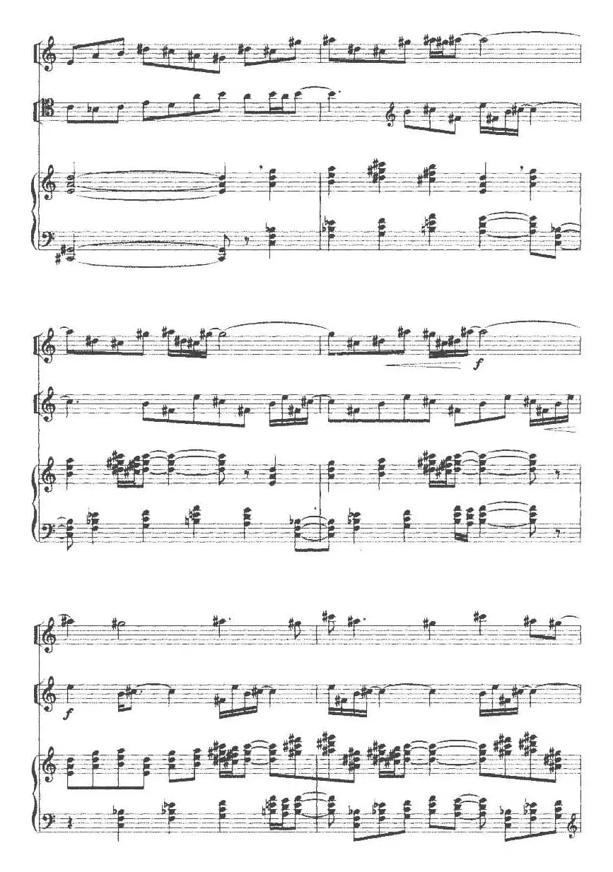 钢琴三重奏（陈铭志作曲版、小提琴+大提琴+钢琴）