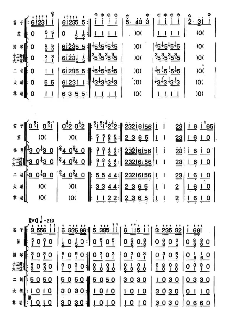 一枝春（笛子独奏+民乐队伴奏）