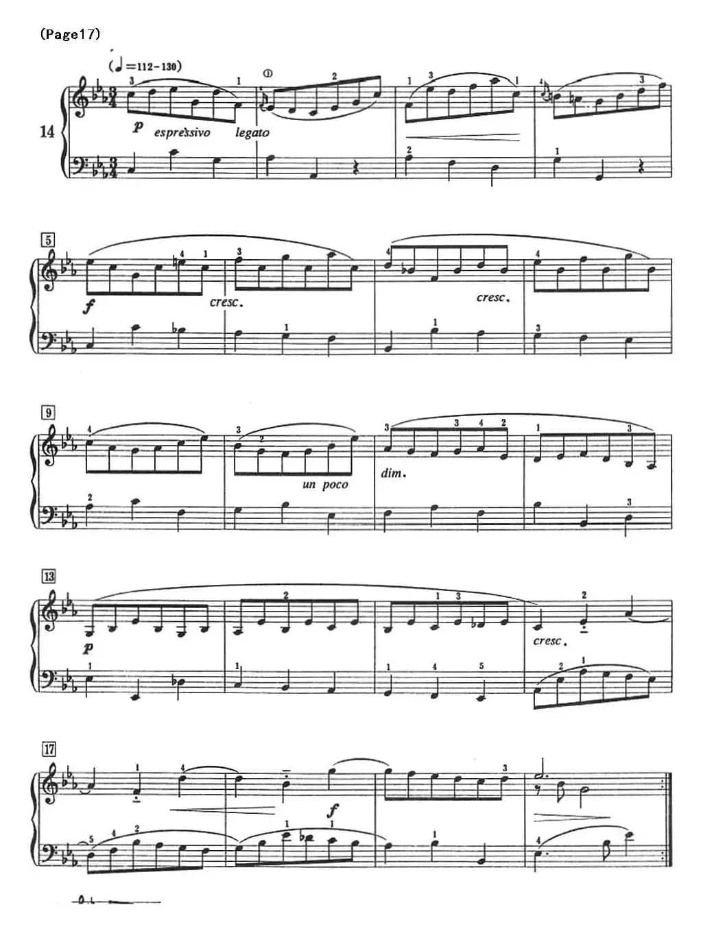 巴赫小前奏曲（NO.13-NO.16）