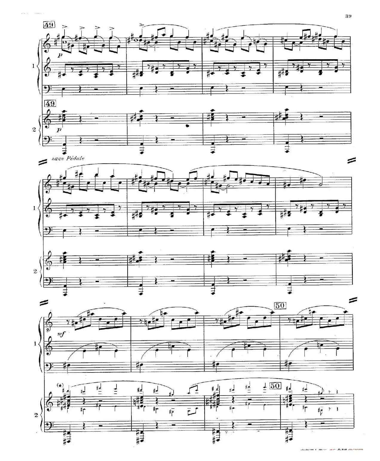 Concerto for 2 Pianos in d Minor（d小调双钢琴协奏曲· 第三乐章）