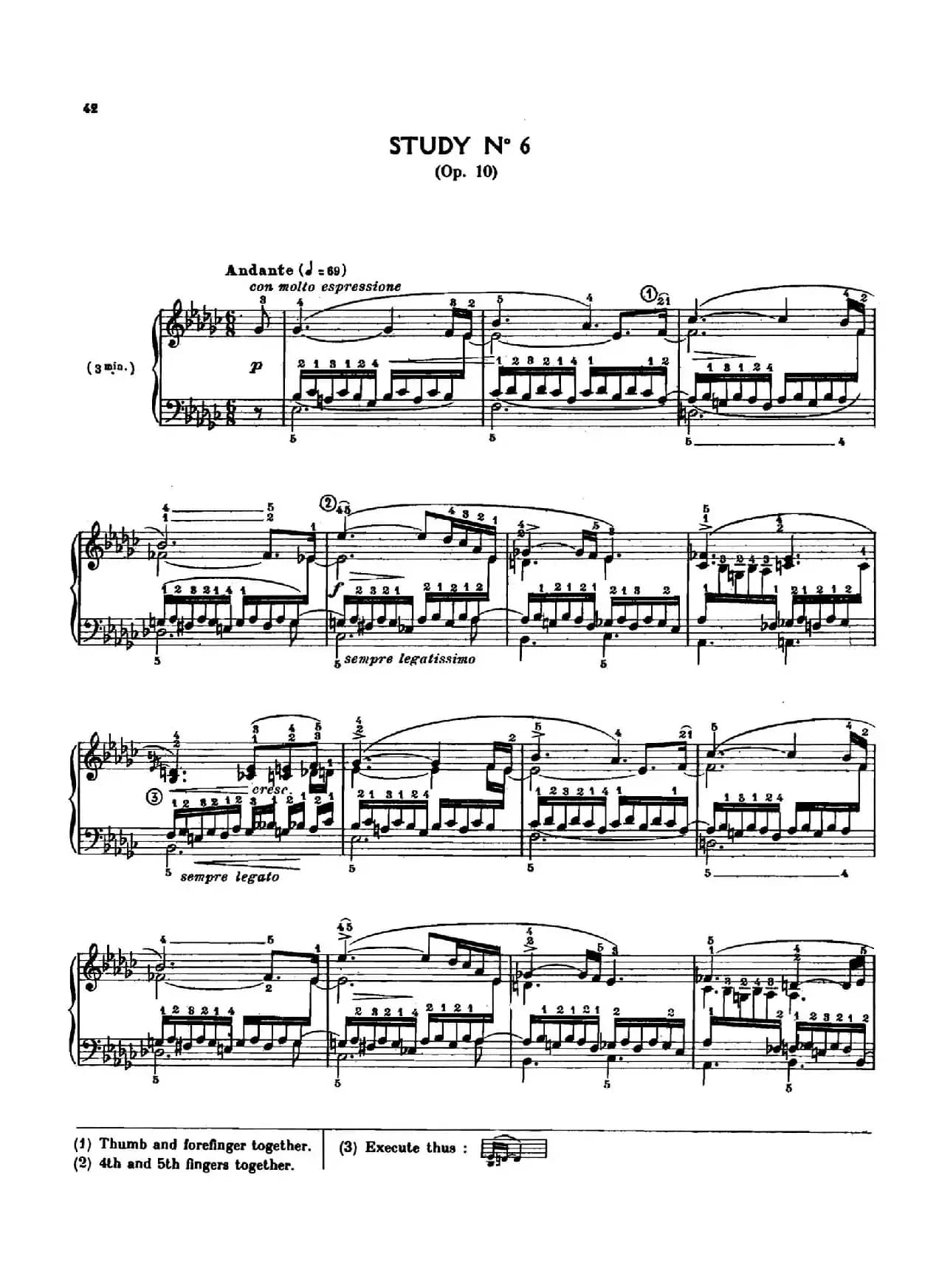 12 Etudes Op.10 柯尔托教学版（12首练习曲·6）