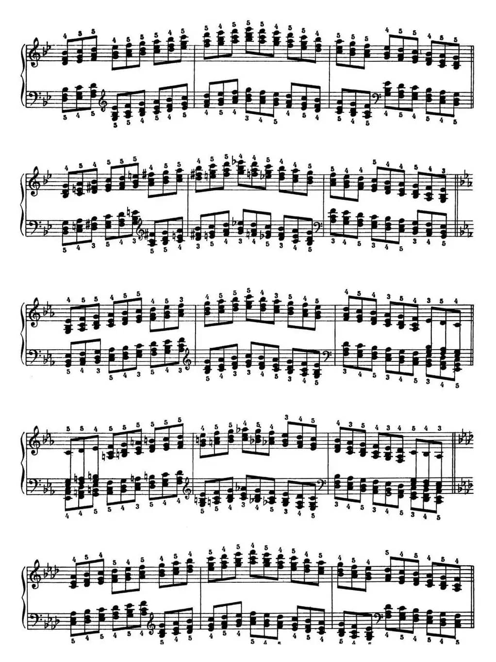 Technical Exercises S.146（李斯特钢琴技巧练习 BOOK Ⅶ）