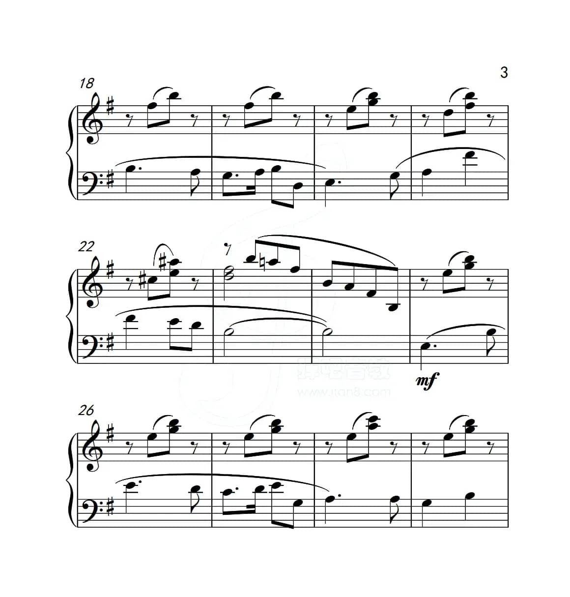 第五级 小小行列（中国音乐学院钢琴考级作品1~6级）