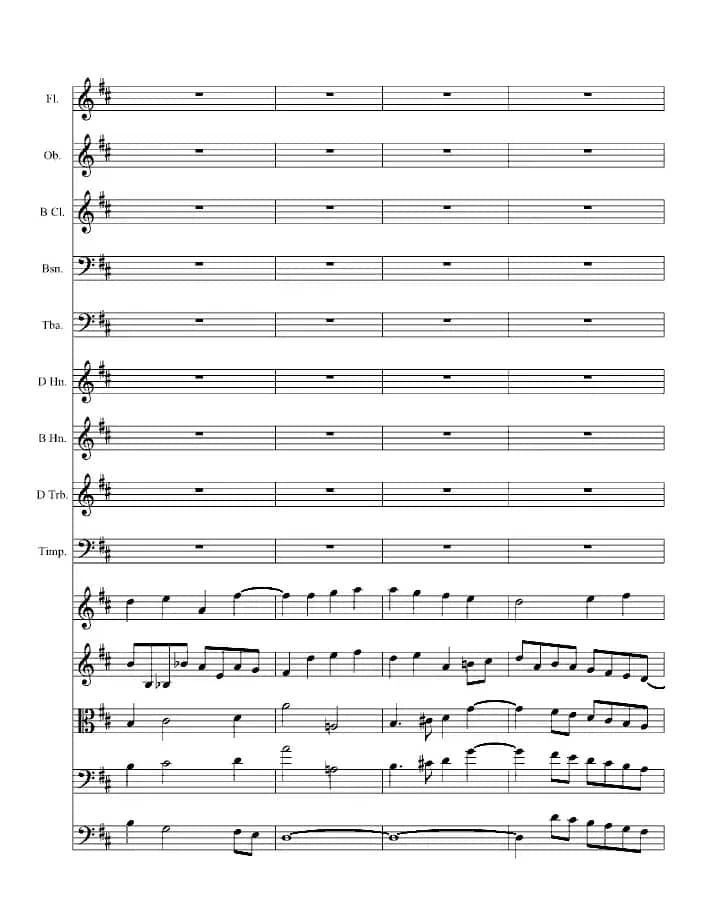 欢乐颂（总谱）