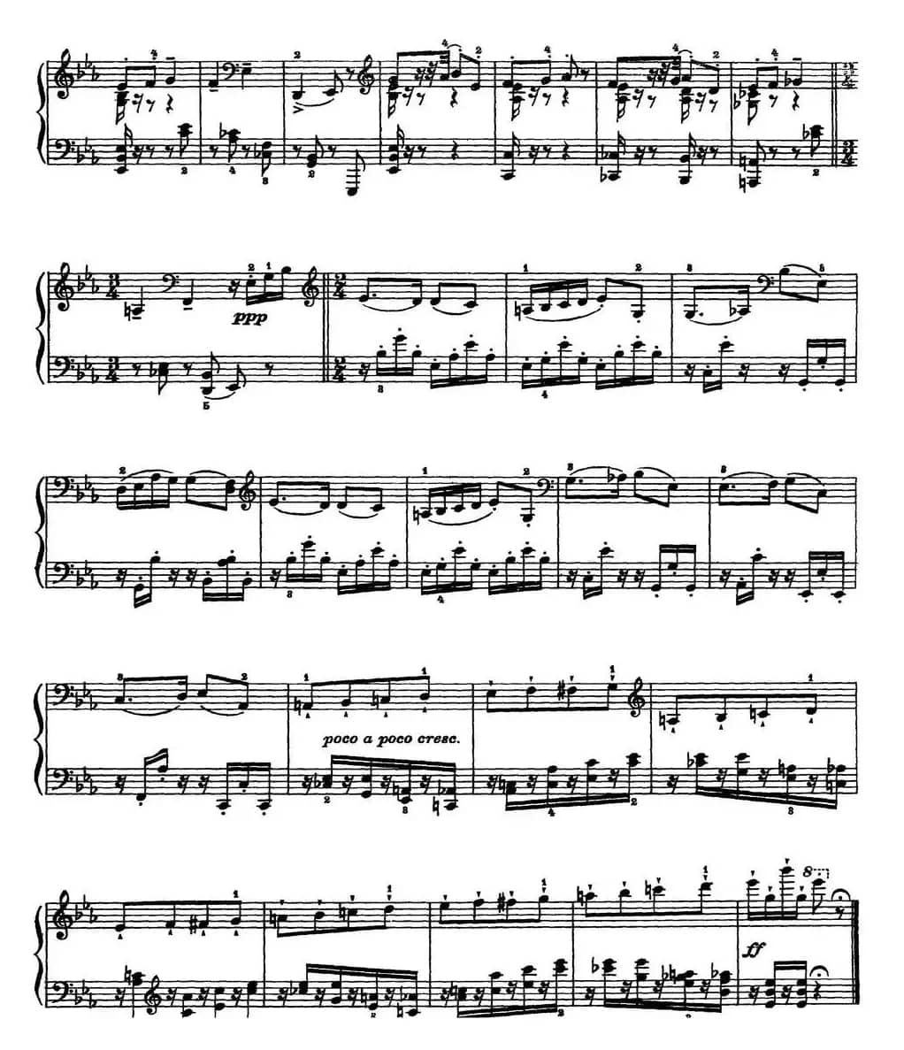 柴可夫斯基18首钢琴小品Op.72（13.Echo rustique）