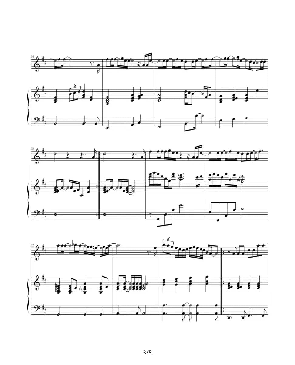 Missing You（钢琴伴奏谱）