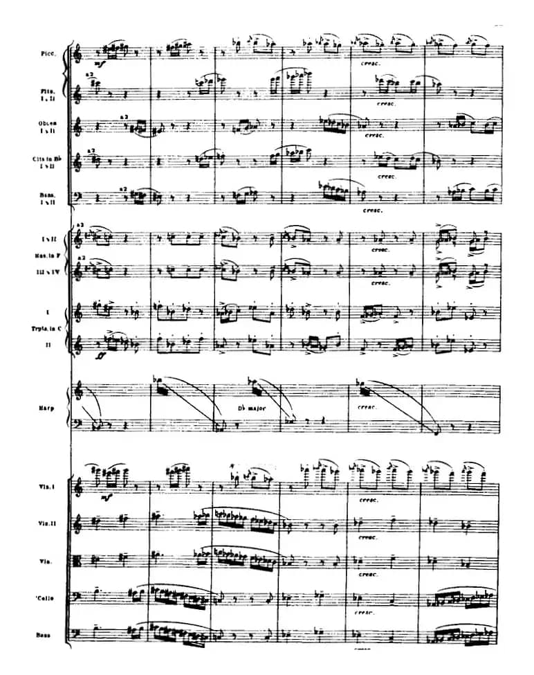 浦塞尔主题变奏与赋格曲（P31-P65）（管弦乐队总谱）