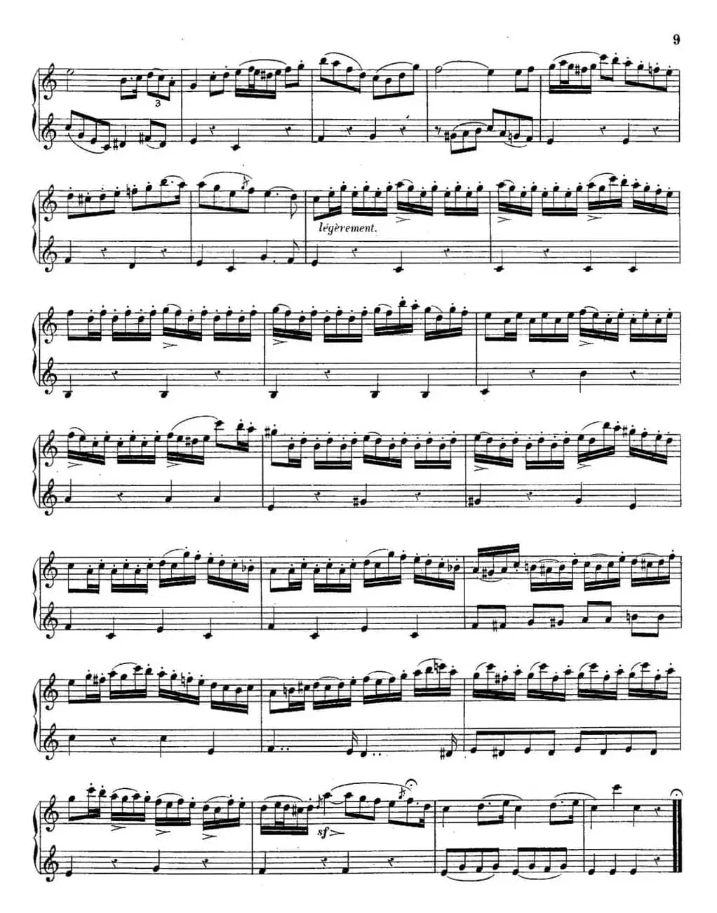 H·Klose二重奏练习曲（No.4）