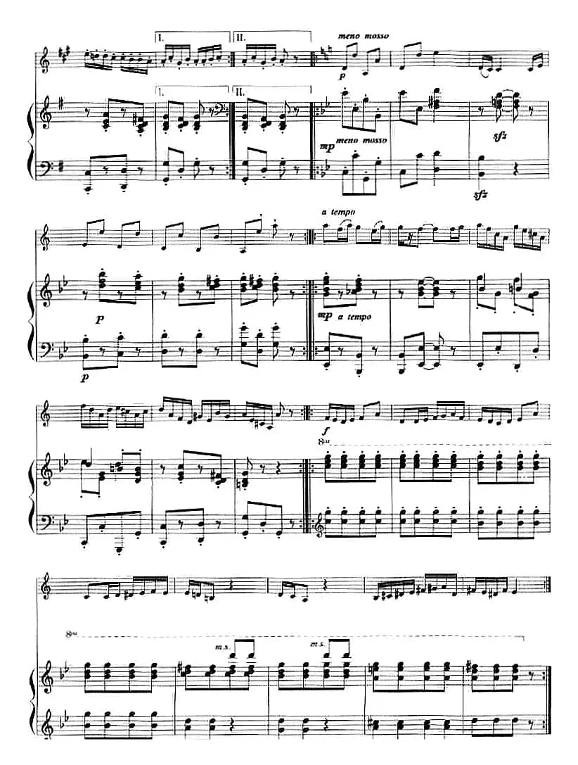 吉卜赛之歌（小号+钢琴伴奏）