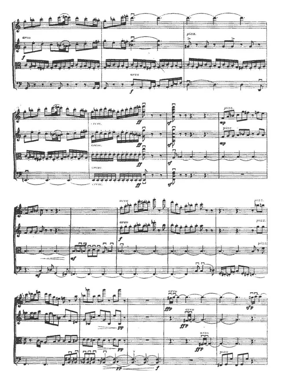 第一弦乐四重奏（丁冰作曲版）