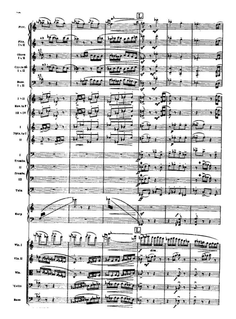 浦塞尔主题变奏与赋格曲（P31-P65）（管弦乐队总谱）