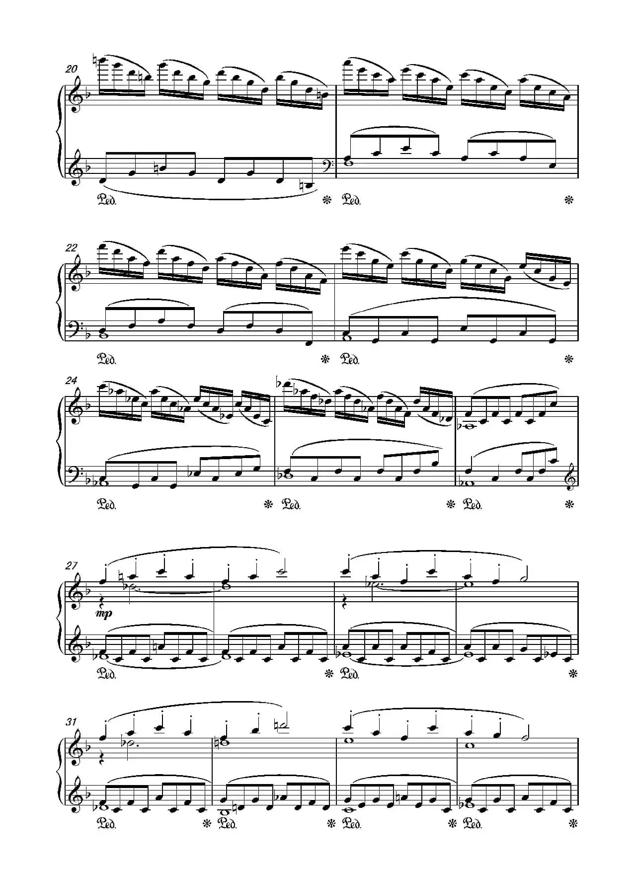 第14钢琴奏鸣曲 Piano Sonata NO.14‘Sonatine’(小奏鸣曲)