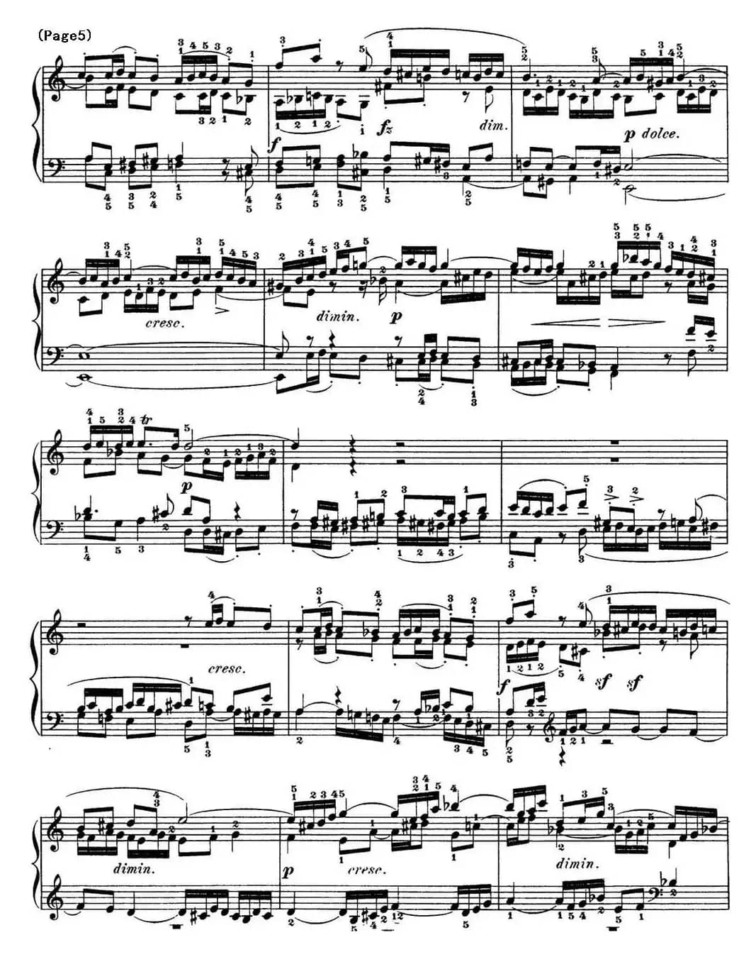 巴赫《平均律钢琴曲集·第一卷》之赋格曲（NO.20）