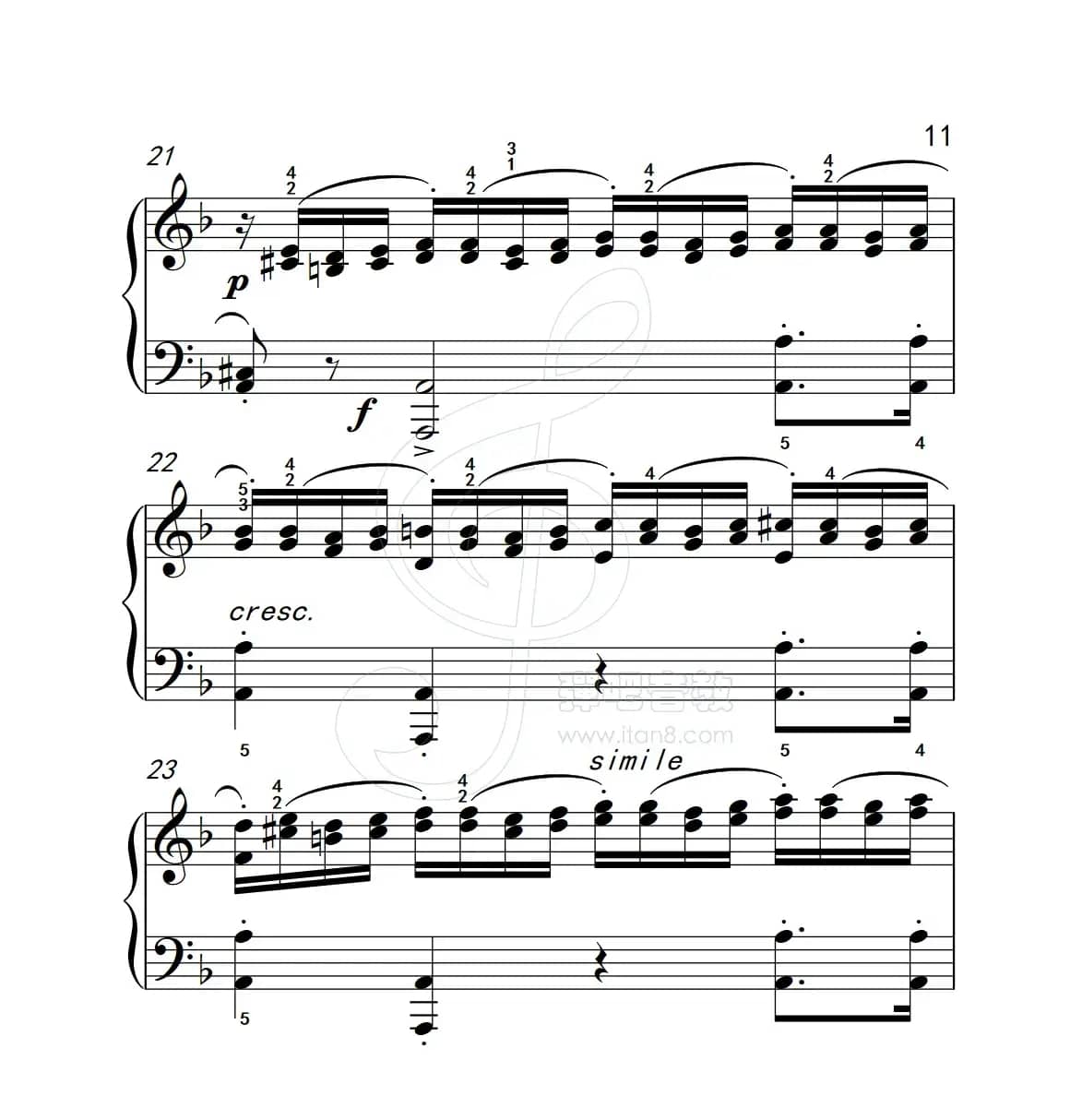 练习曲 46（克拉莫钢琴练习曲60首）