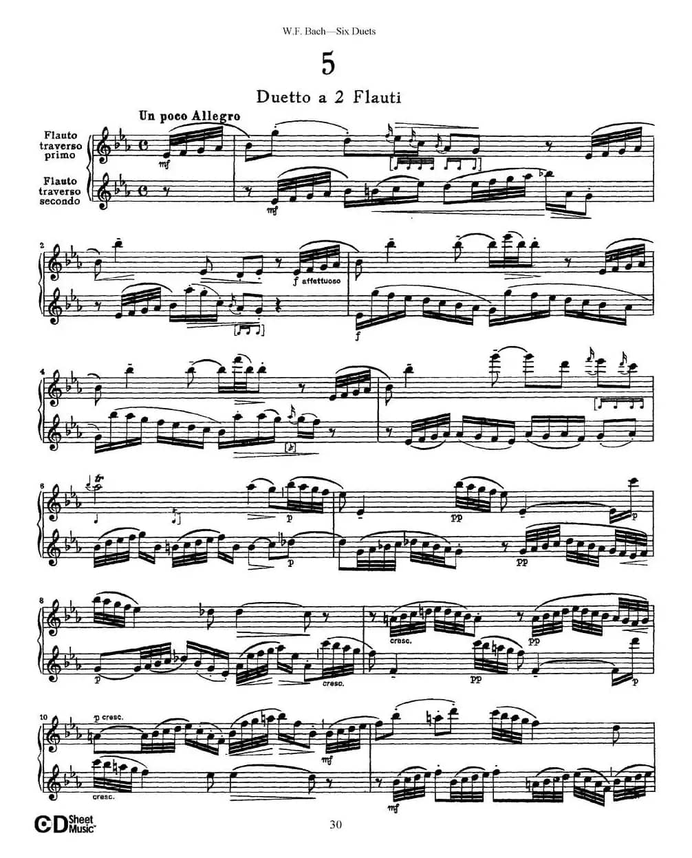 Six Duets（6首二重奏）（5）