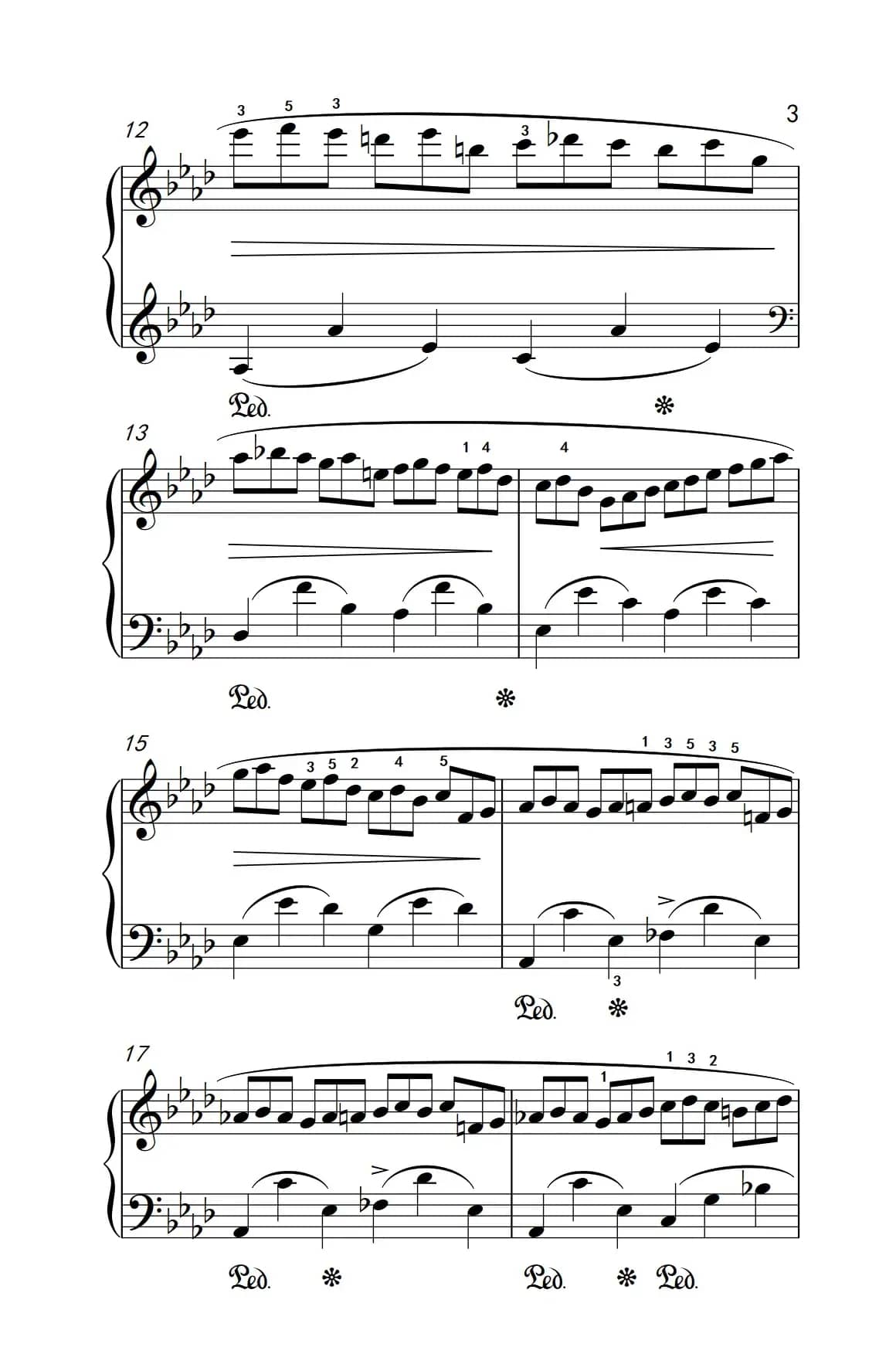 第九级1.练习曲 Op.25 No.2（中央音乐学院 钢琴（业余）考级教程 7-9级）