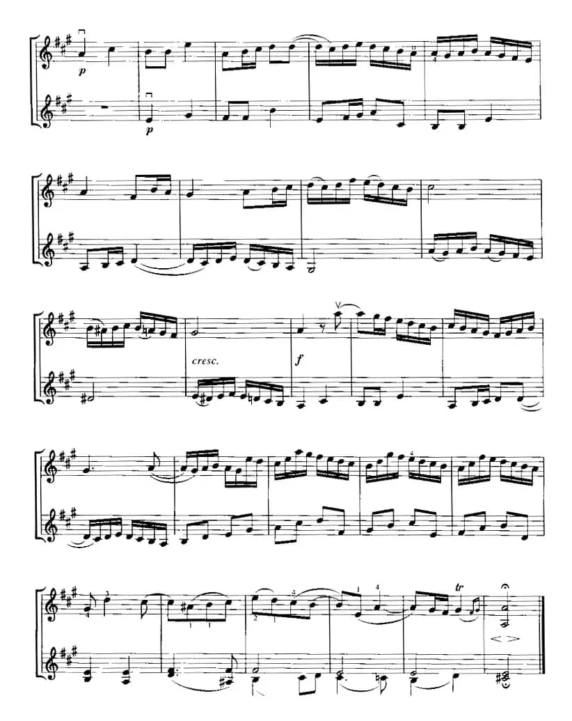 霍曼《小提琴基础教程》选曲：快乐的农夫（二重奏）