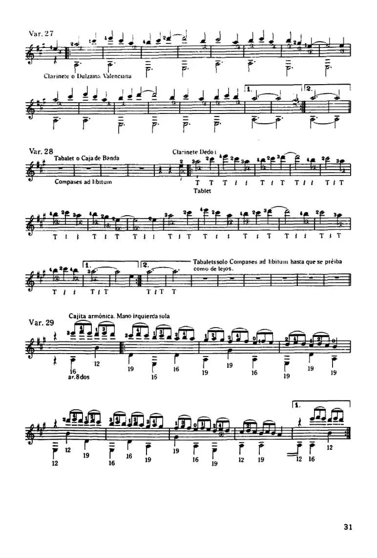 大霍塔（古典吉他）