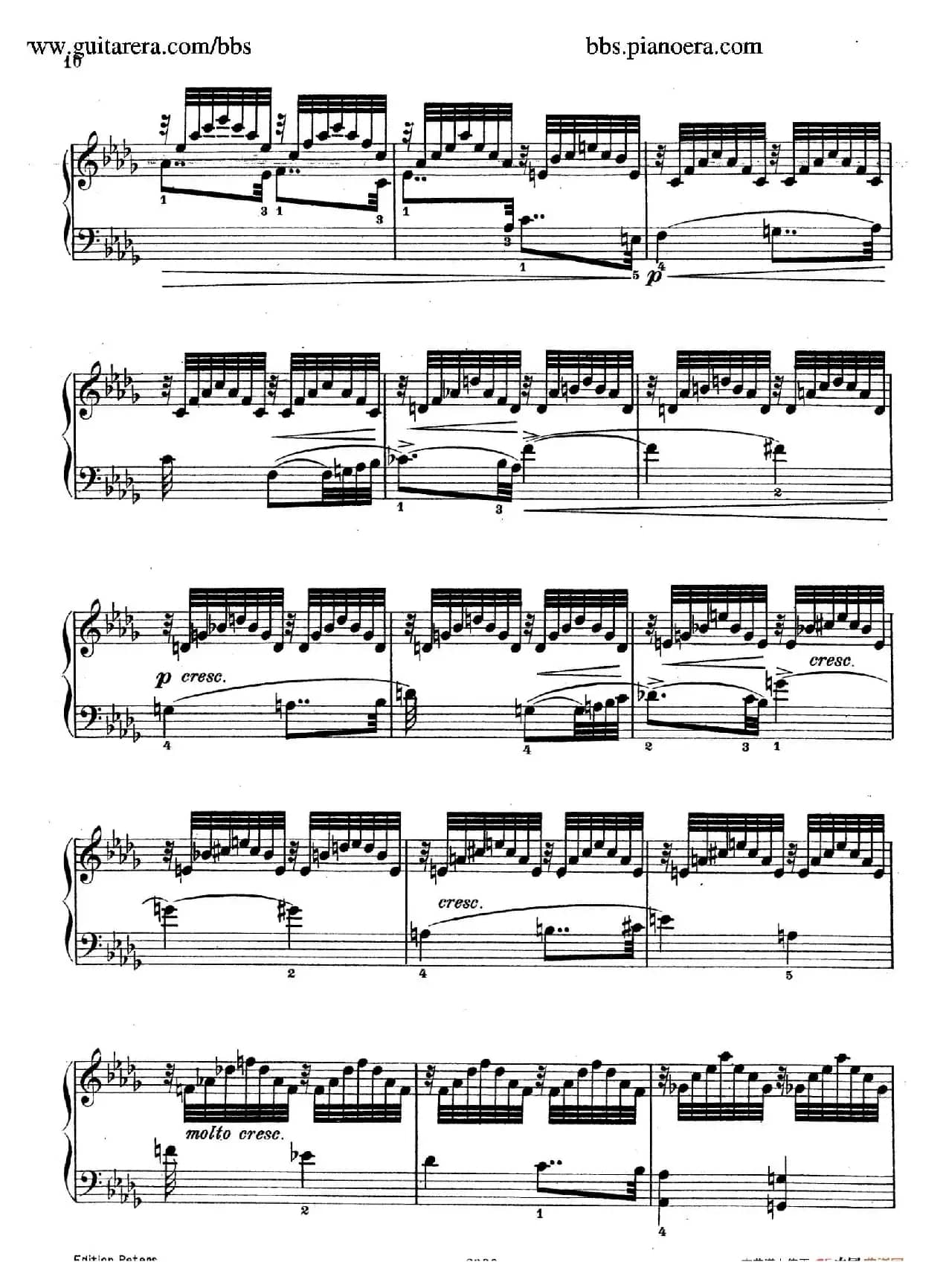 Six Pieces Op.32（6首小品·3. 春之声）