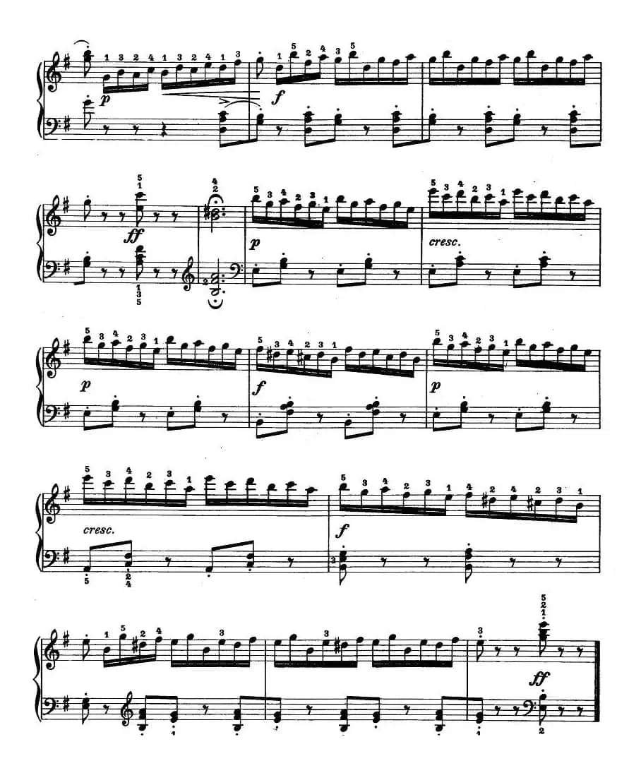 儿童钢琴进阶练习曲50首之22