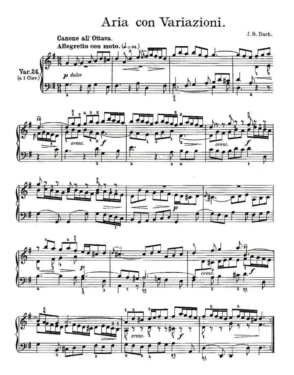 Aria con Variazioni 之24