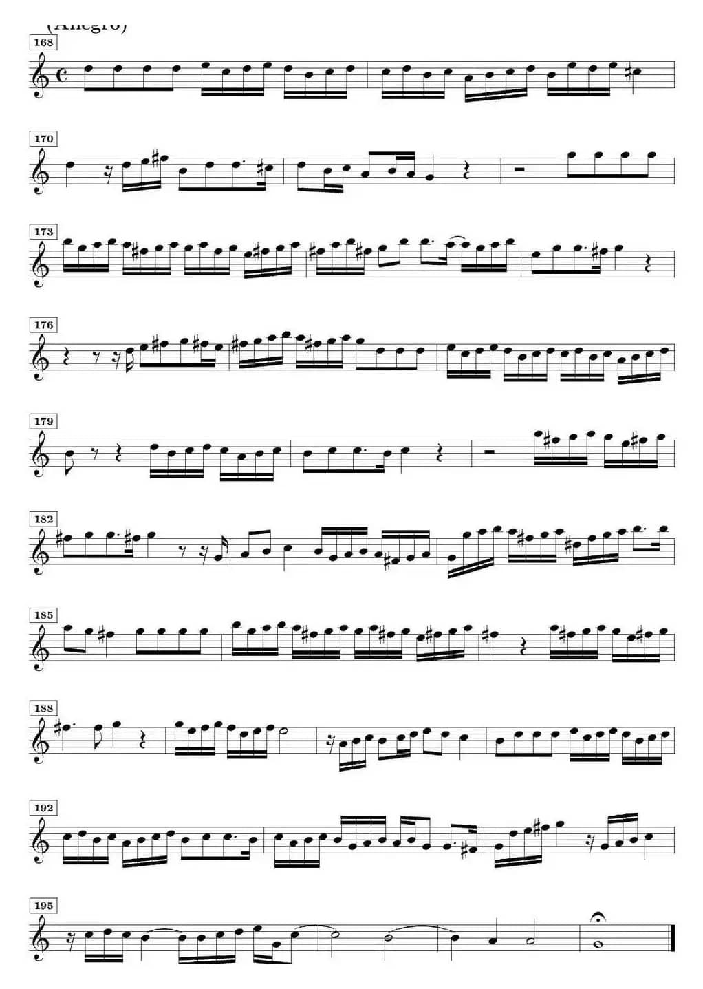 Sonata No.3（第三号小提琴奏鸣曲）（Violino 1分谱）