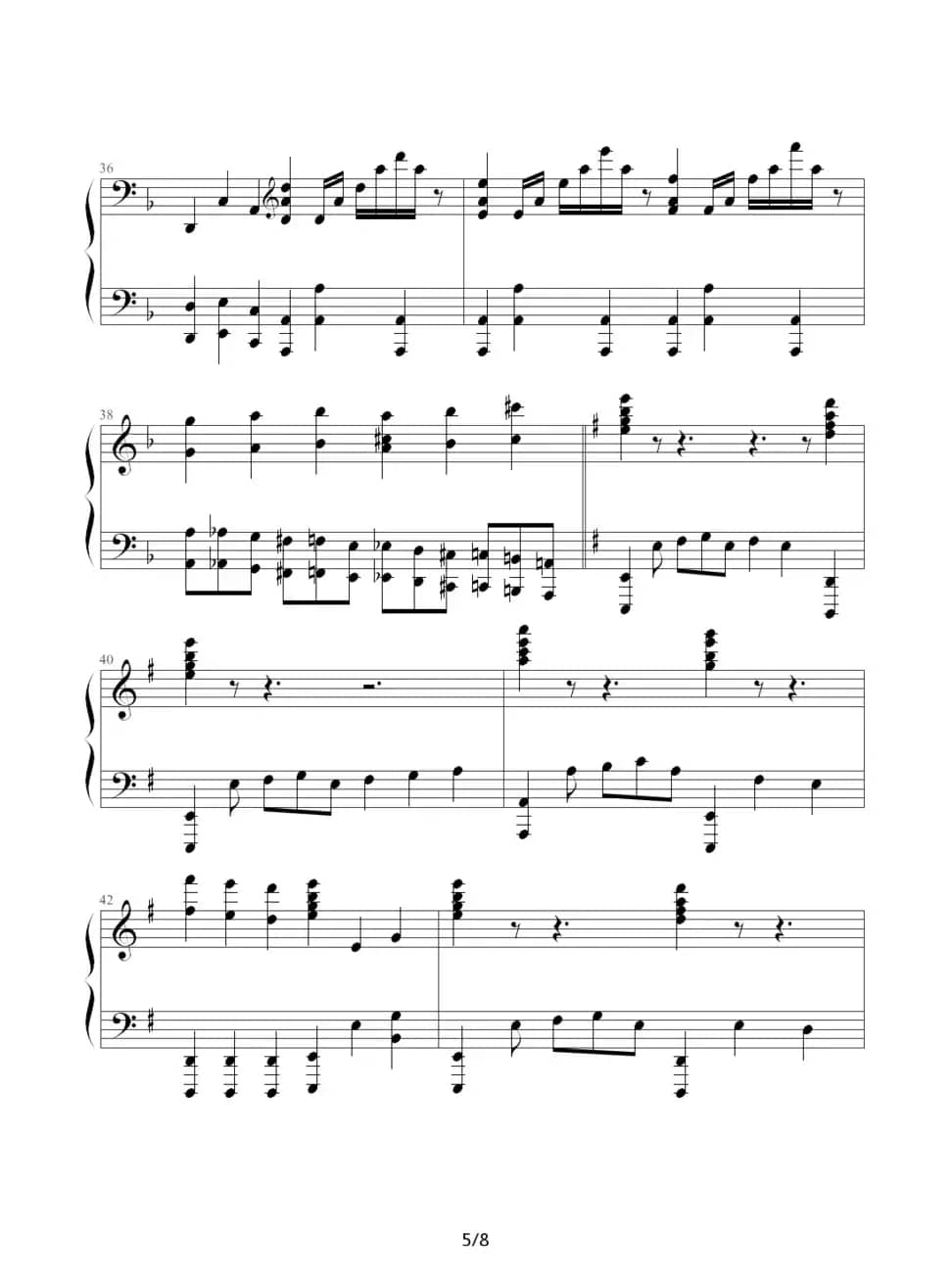 HE’S A PIRATE（钢琴独奏版）