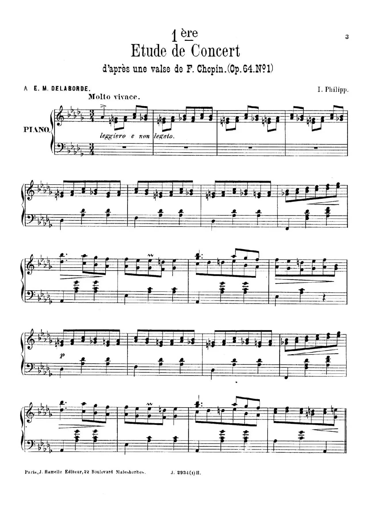 6 Etudes de Concert（6首音乐会练习曲·1）