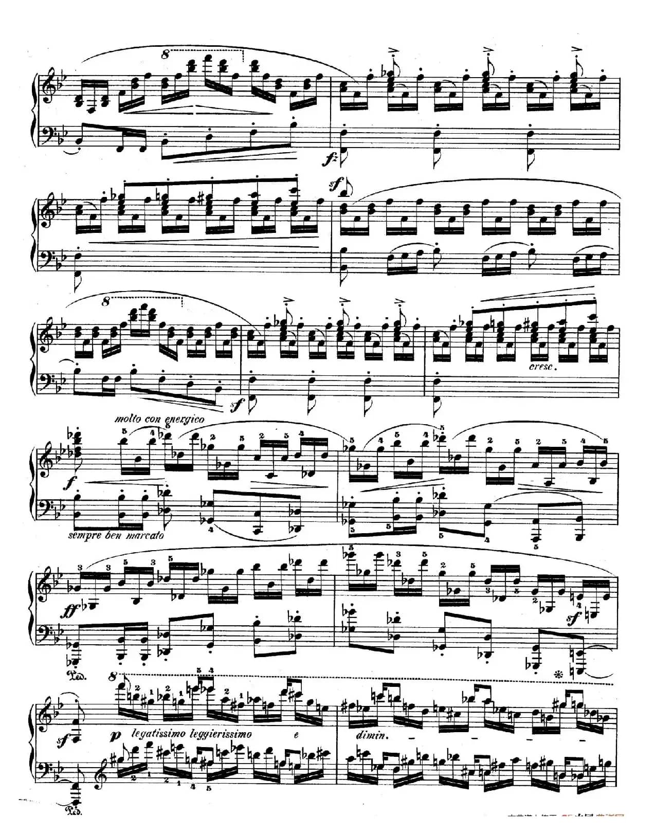 降B大调莫扎特主题变奏曲 Op.2（为钢琴与乐队而作）