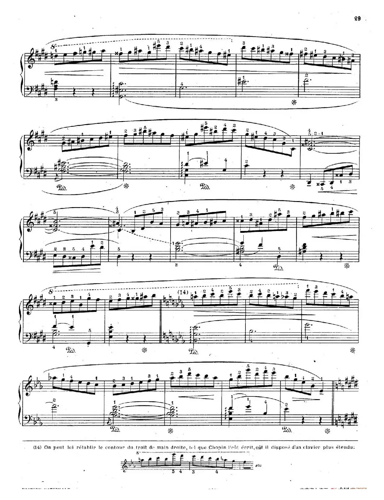 Scherzo No.4 in E Major Op.54(E大调第四谐谑曲·柯尔托教学版)