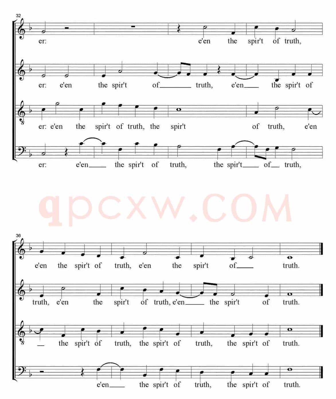 If ye love me（四重奏）