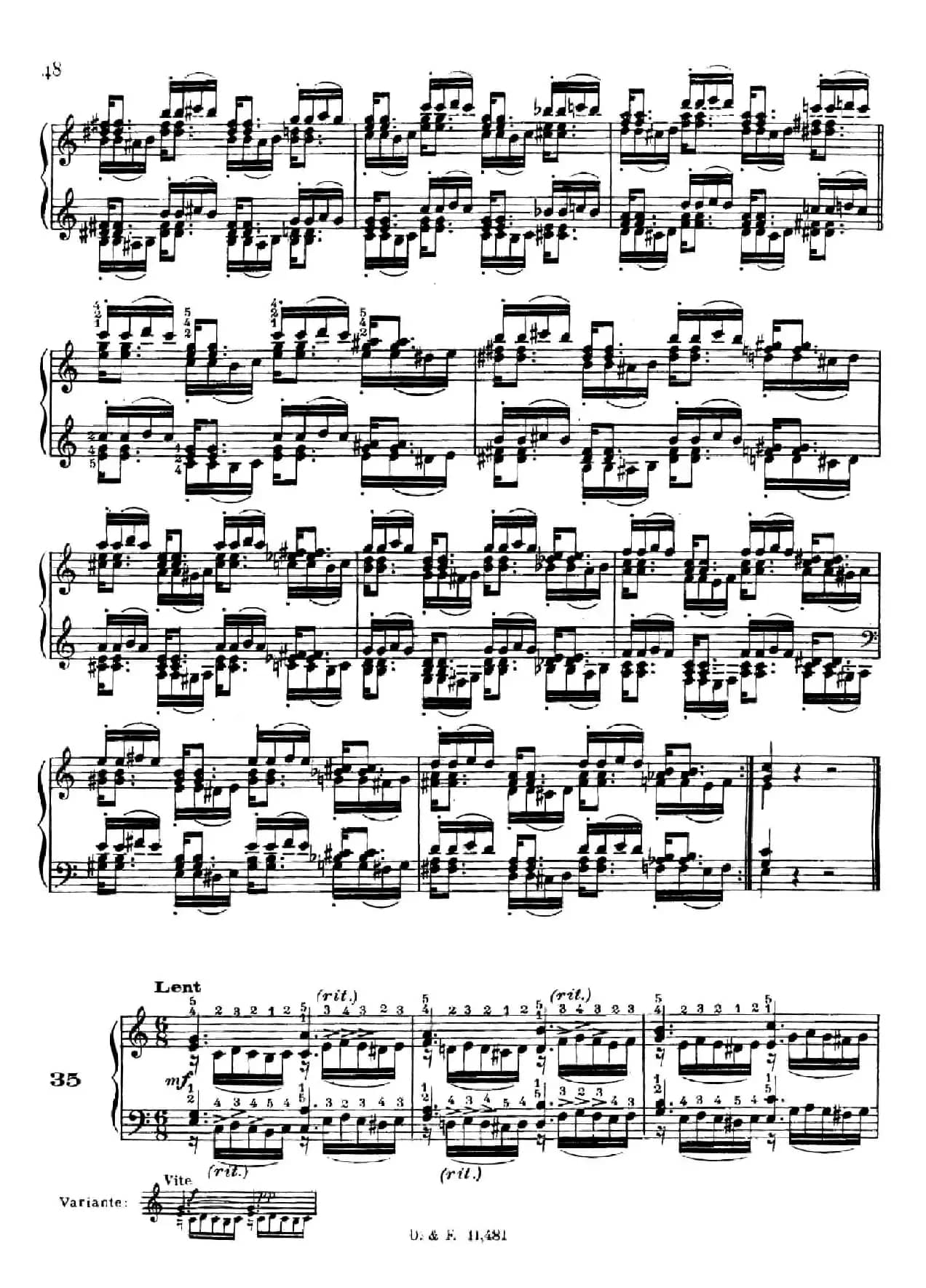 51 Exercises, WoO 6（51首钢琴练习 31—37）