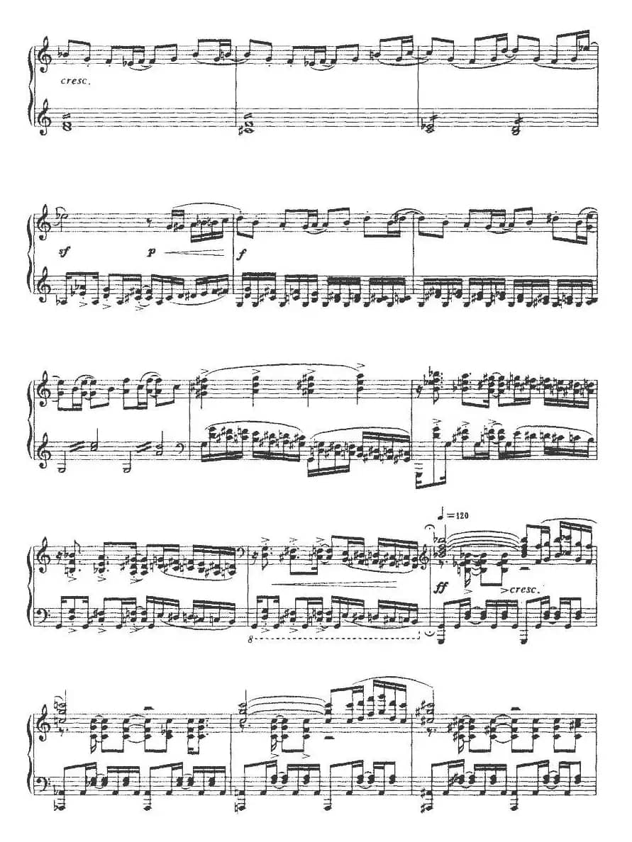 三首前奏曲之一