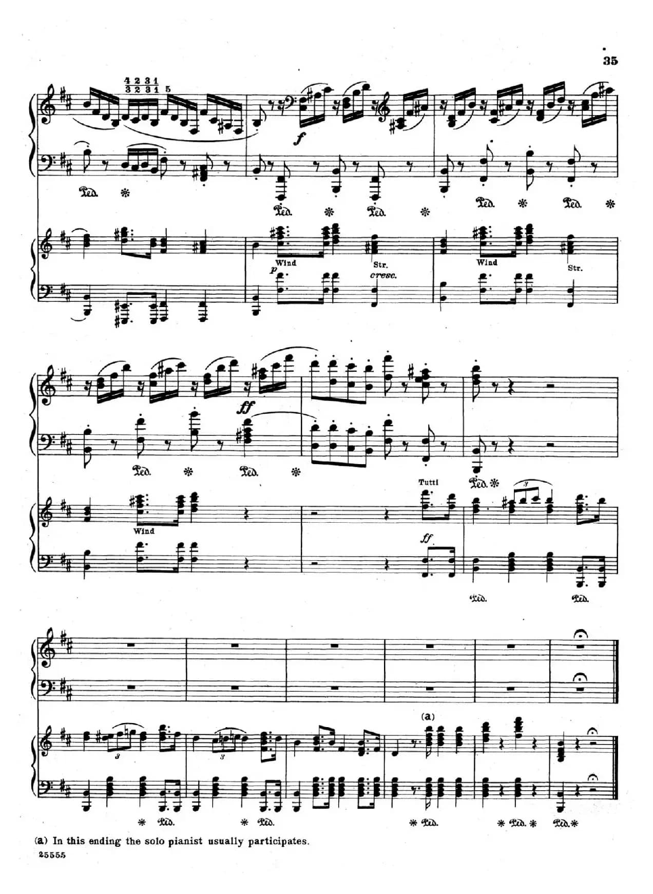 Capriccio Brillante in B Major Op.22（B大调华丽随想曲·双钢琴）