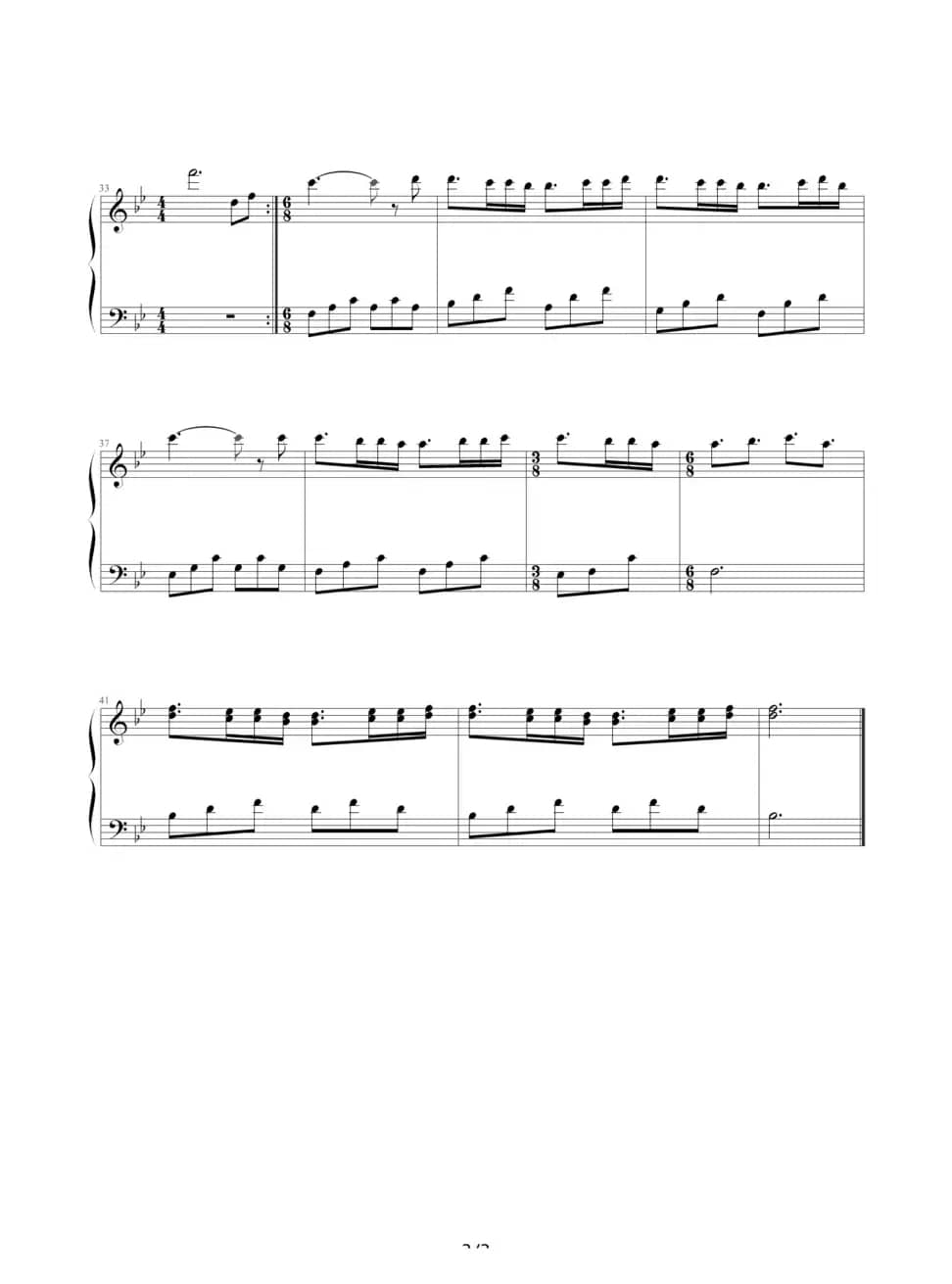 美丽的小华尔兹