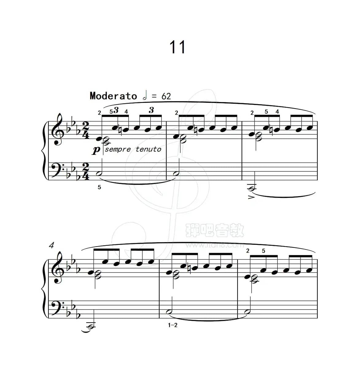 练习曲 11（克拉莫钢琴练习曲60首）