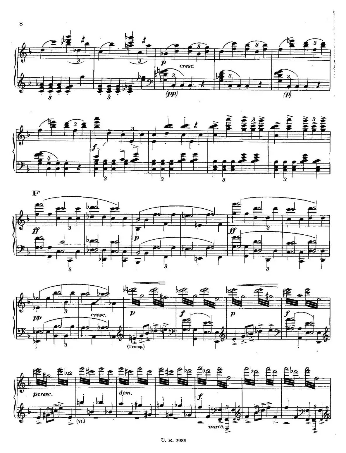 Symphony No.3 in d Minor - Solo Piano（d小调第三交响曲·钢琴独奏版·Ⅰ）