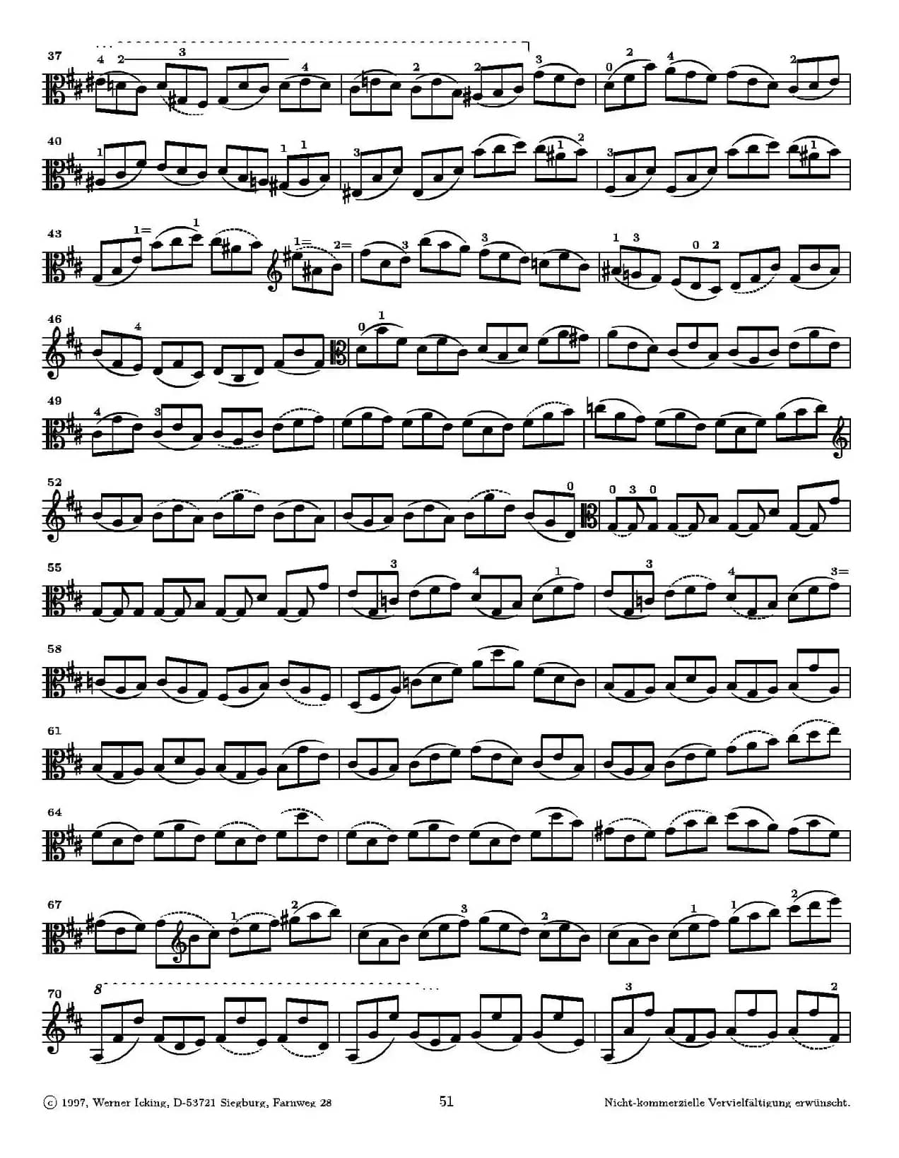 巴赫《无伴奏组曲》Ⅵ（中提琴）