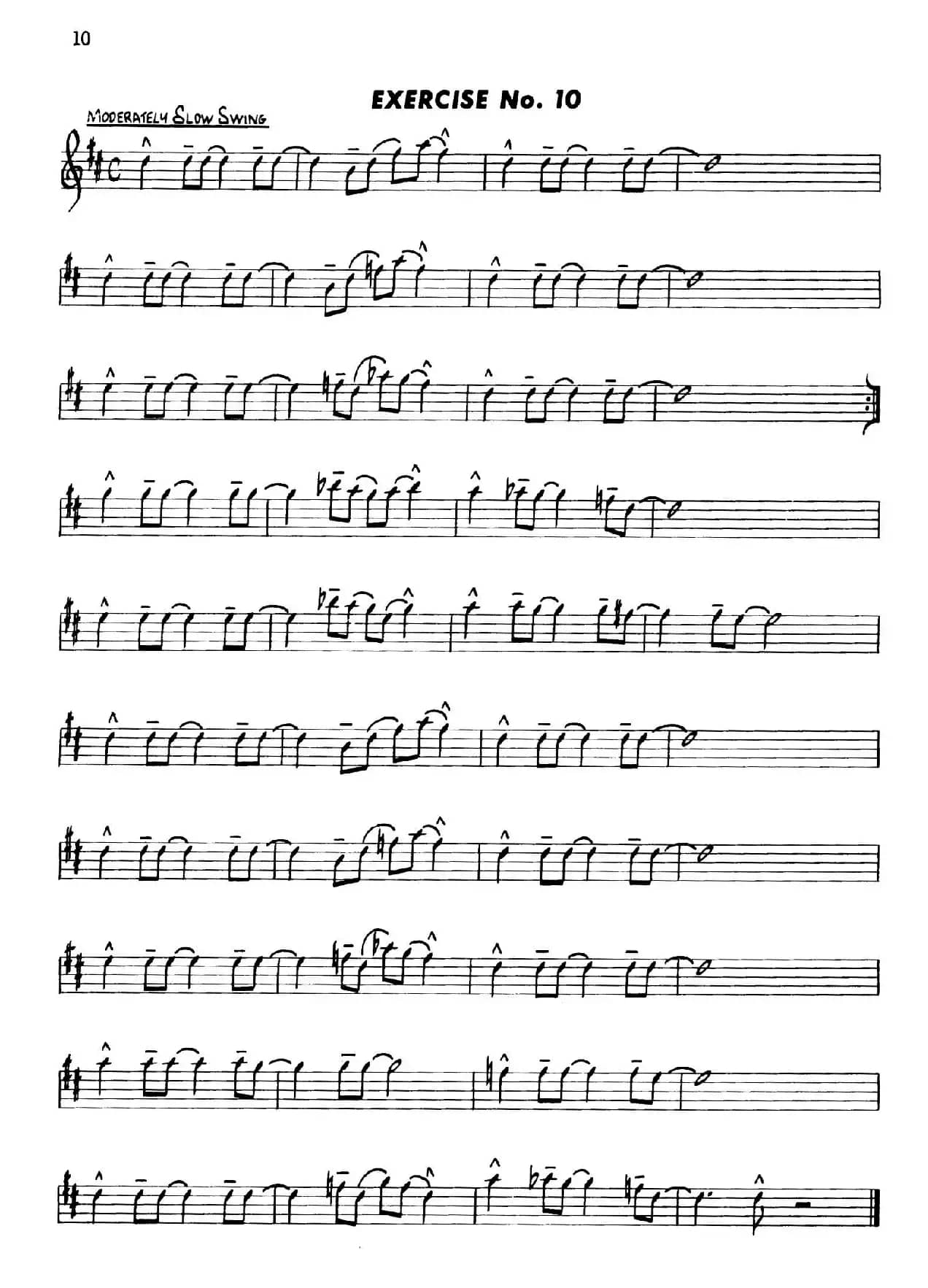 Basic Jazz Conception for sax