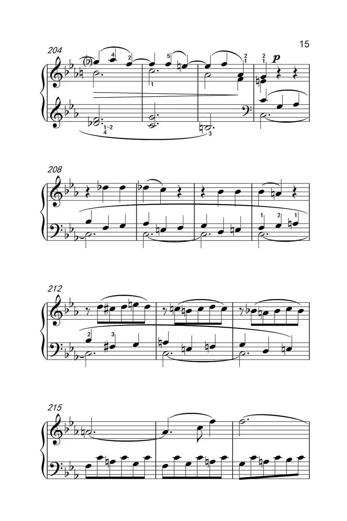 奏鸣曲 Opus 10 Nr.1 第一乐章（贝多芬奏鸣曲集 2）