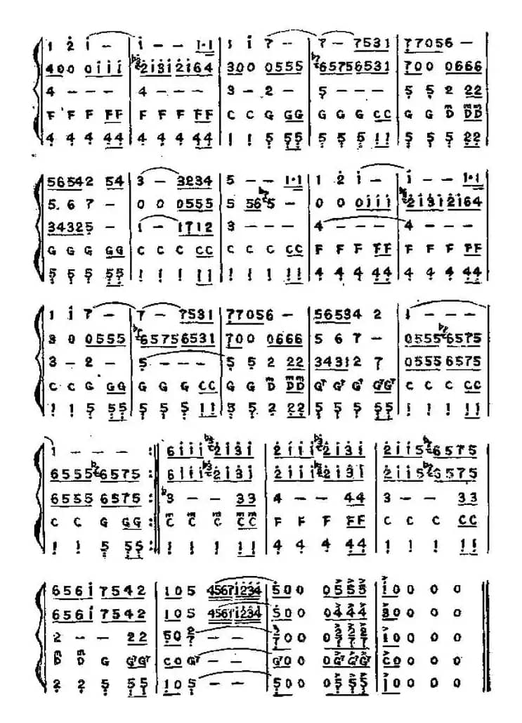 蓝色的探戈（五重奏）