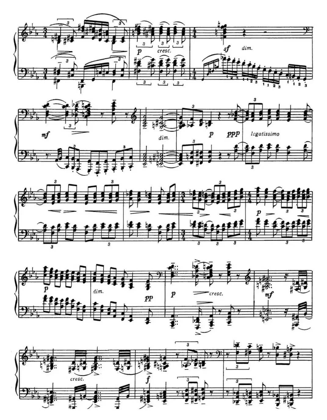 拉赫玛尼诺夫 音画练习曲15或16 Etudes tableaux Op.39 No.7