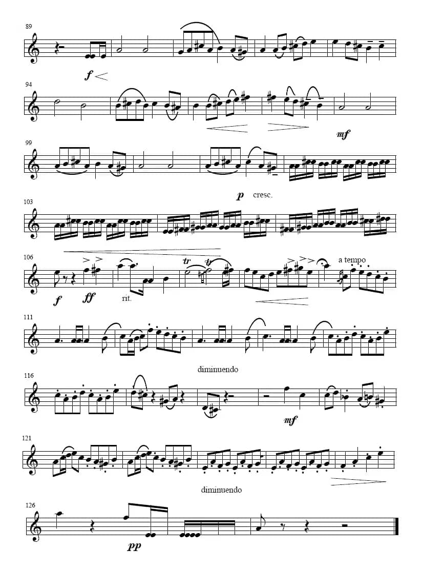 音乐会练习曲（小号谱）