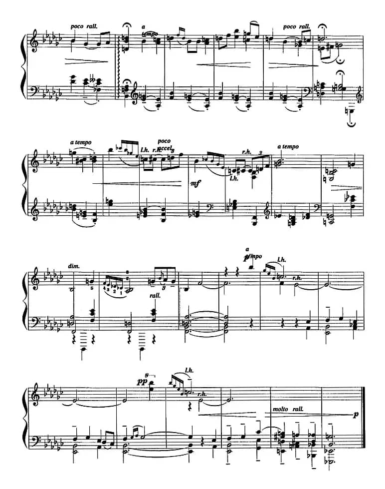 现代钢琴曲：2、即兴曲